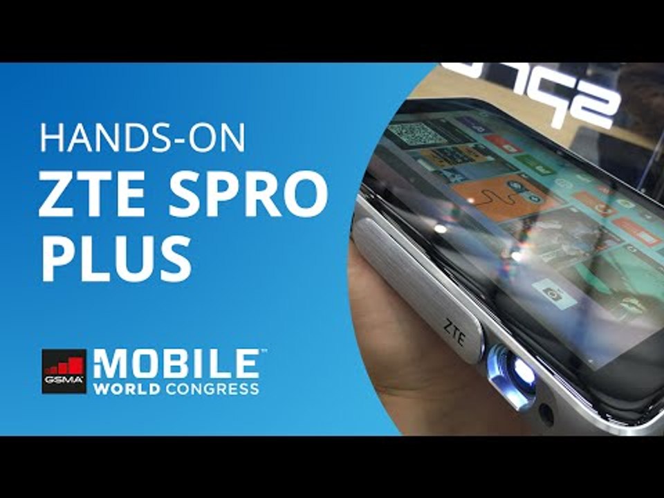 ZTE Spro Plus, um tablet-projetor pra lá de inteligente [Hands-on | MWC 2016]