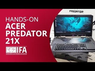 Acer Predator 21X: o super laptop gamer de 8 kg e 2 placas de vídeo! [Hands-on IFA 2016]