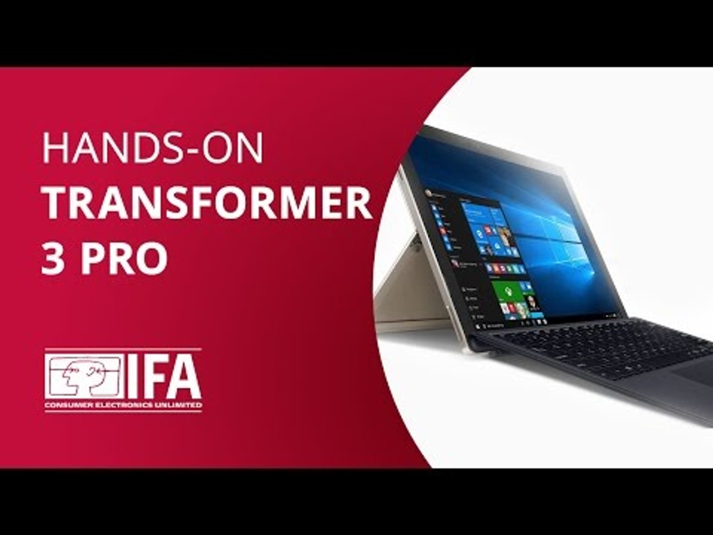 ⁣Transformer 3 Pro: a aposta da Asus para brigar com o Surface Pro e o iPad Pro [Hands-on - IFA 2016]