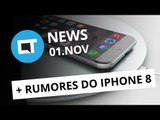 iPhone 8 com carregamento sem fio, Campus Party Brasil, app Hype e   [CTNews]