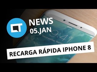 iPhone 8 com recarga rápida, fraude no Snapchat, CES 2017 e + [CT News]