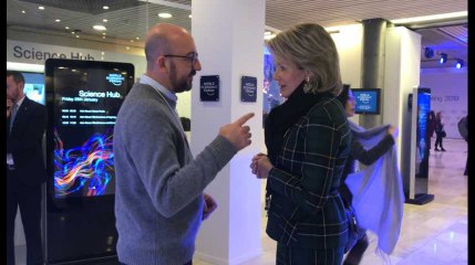 La délégation belge à Davos avec Charles Michel, le roi Philippe et la reine Mathilde