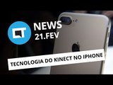iPhone com tecnologia do Kinect; Note 7 de volta; Galaxy S8 e + [CTNews]