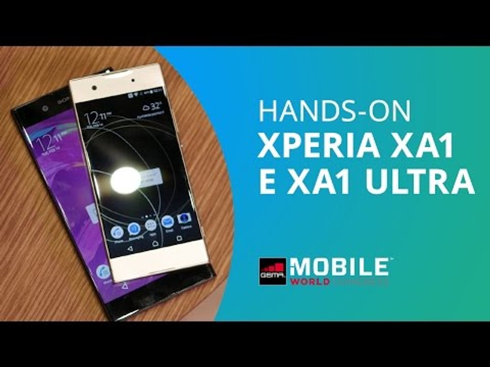 Sony Xperia XA1 e XA1 Ultra [Hands-on MWC 2017]
