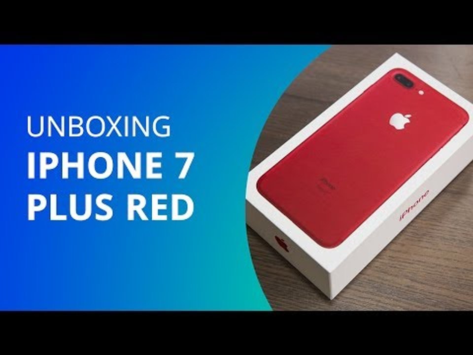 iPhone 7 Plus Red [Unboxing] - Canaltech