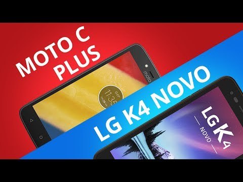 Motorola Moto C Plus vs LG K4 Novo [Comparativo]