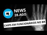 Implantes de chips vão chegar ao BR; Vazam fotos íntimas de celebridades e  [CT News]