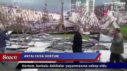Antalya’da hortum can aldı: 1 ölü