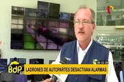 Ladrones de autopartes desactivan alarmas para cometer robos