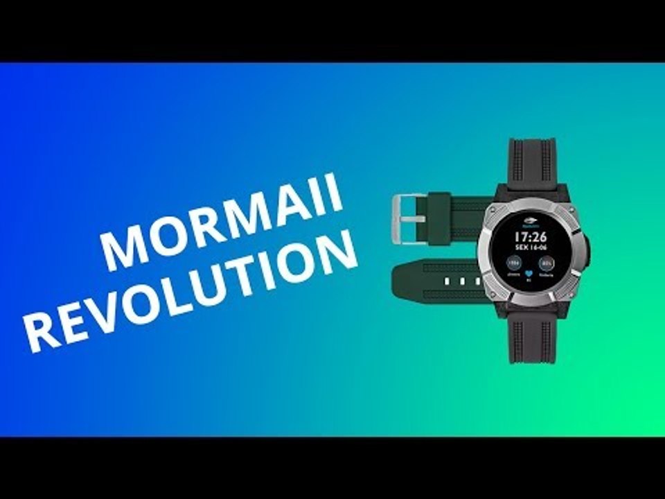 Mormaii Revolution: smartwatch nacional e ultraleve