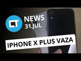 Hands-on do iPhone X Plus; Chamadas em grupo no WhatsApp; Notch no Android e   [CT News]