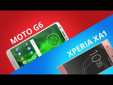 Motorola Moto G6 vs Sony Xperia XA1 [Comparativo]