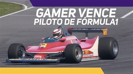 Gamer vence piloto profissional de F1 em uma pista real!
