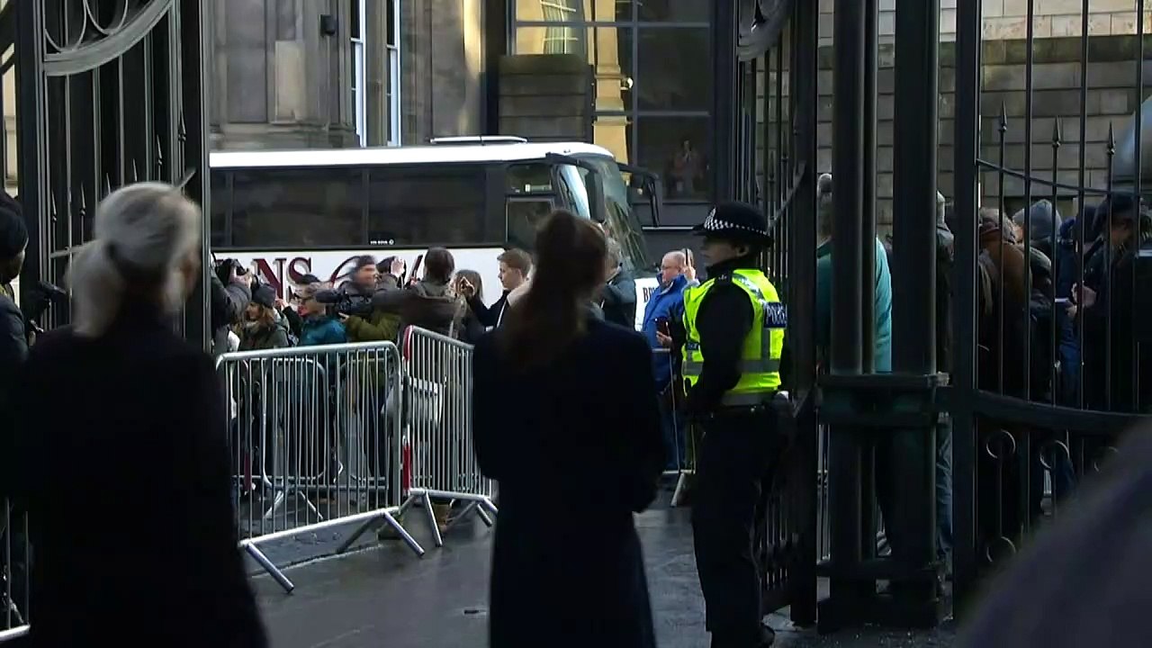 Alex Salmond arrives at Edinburgh Court