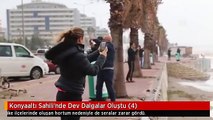 Konyaaltı Sahili'nde Dev Dalgalar Oluştu (4)