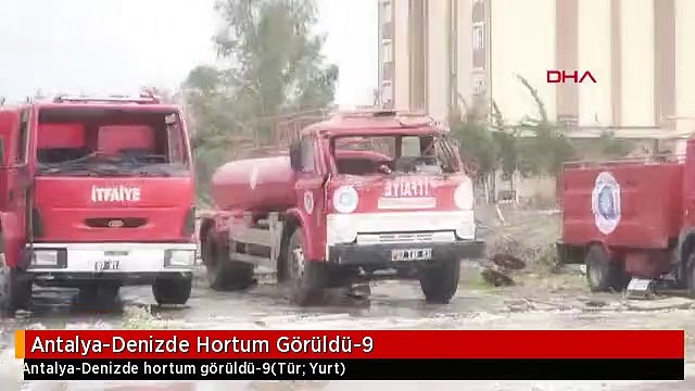 Antalya-Denizde Hortum Görüldü-9