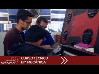 Velocidade Máxima: Curso Técnico em Mecânica