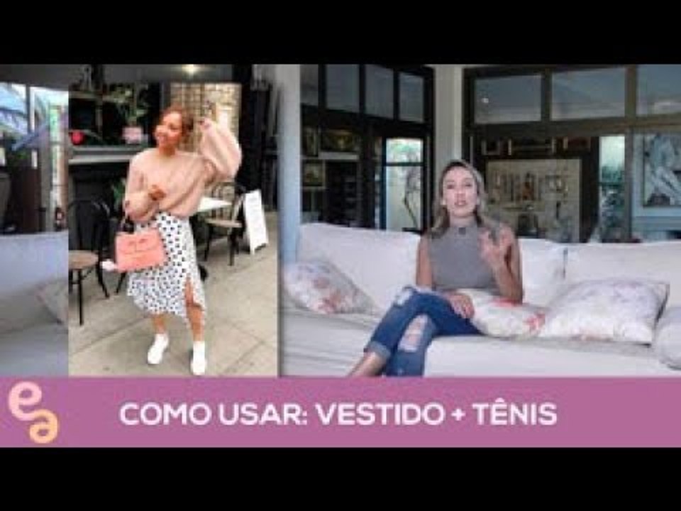 Entre Amigas: Como usar: vestido + tênis