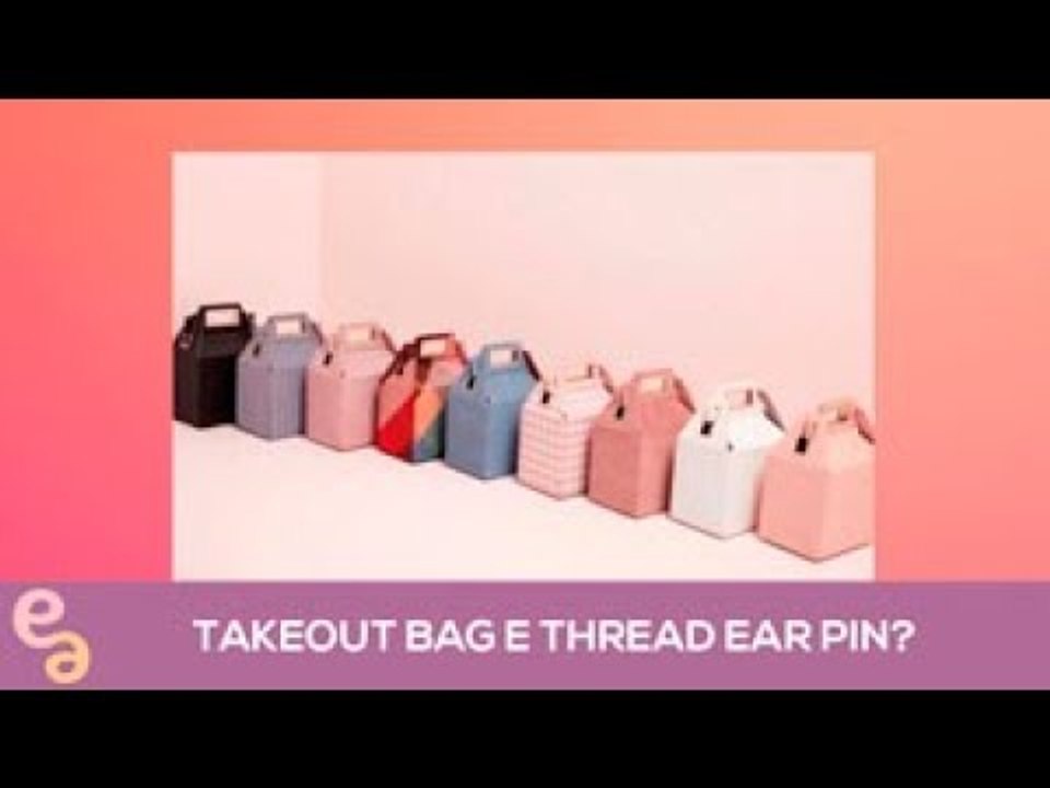 Entre Amigas: Takeout Bag e Thread Ear Pin?