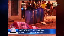 Dos hombres asesinados en la provincia de Guayas