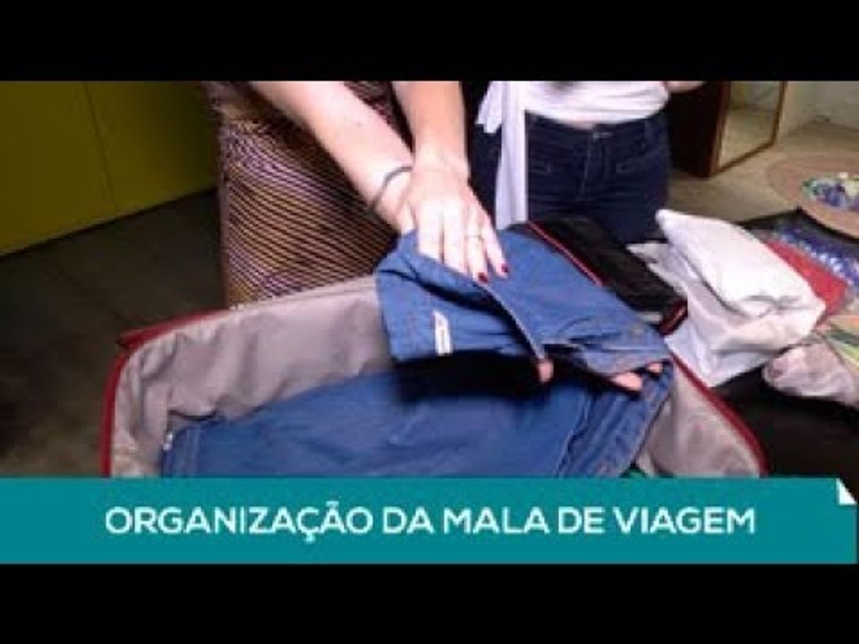 Lente: Organização da mala de viagem (2 de 2)