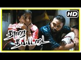 Tharai Thappattai Movie | Scenes | Sasikumar and troupe try finding a job and getting back to India