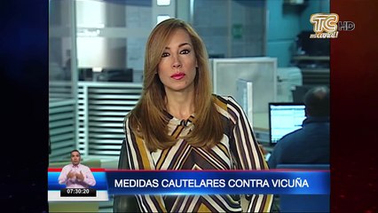 Medidas cautelares contra exvicepresidenta María Alejandra Vicuña