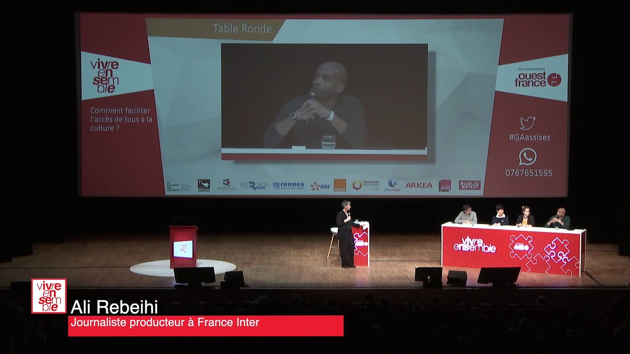 VIVRE ENSEMBLE 2019. TABLE RONDE - Comment faciliter l’accès de tous à la culture ?