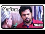 Madras Tamil Movie Scenes - HD |  Karthi refuses to shift to new house