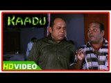 Kaadu Tamil Movie Comedy Scenes HD | Thambi Ramaiah fears Singampuli | Vidharth