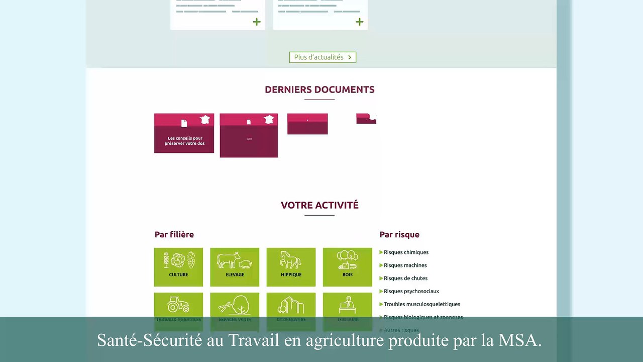 Présentation du nouveau site ssa.msa.fr