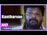 Kantharvan Tamil Movie | Comedy Scenes | Ganja Karuppu tries stealing the silver plate | Kathir