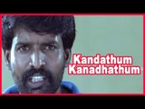 Kandathum Kanadhathum Movie | Scenes | Comedy | Soori curses Vikash's bike | Suvashika