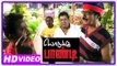 Lodukku Pandi Tamil Movie | Scenes | Kadhal Dhandapani and Manobala waiting outside Karunas house