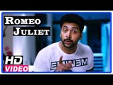Romeo Juliet Tamil Movie | Scenes | Dunken Jayam Ravi comes to Hansika's home at night