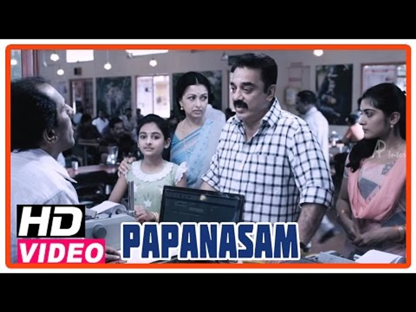 Papanasam Tamil Movie Scenes Police interogating the witnesses Kamal Haasan