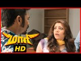 Maari Tamil Movie | Scenes | Kajal Aggarwal intro | Dhanush | Robo Shankar