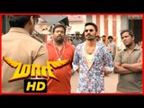 Maari Tamil Movie | Scenes | Dhanush insults Vijay Yesudas | Robo Shankar | Kalloori Vinoth