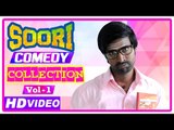 Soori Comedy Scenes | Latest Tamil Movies | Parotta Soori | Comedy Jukebox | Vol 1