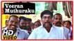 Veeran Muthuraku Tamil Full Movie | Scenes | Shanmughrajan seeks apology to Aadukalam Naren | Kathir