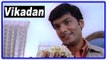 Vikadan Tamil Movie | Scenes | Harish Raghavendra brings Jasmine flower for Gayathri Raghuram