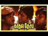 Kadhal Desam Tamil movie | scenes | Vineeth and Abbas save Tabu | S P Balasubrahmanyam