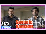 Savaale Samaali Tamil Movie | Scenes | Ashok Selvan and Jagan threaten to resign | Karunas