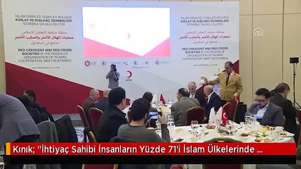 Kınık: "İhtiyaç Sahibi İnsanların Yüzde 71'i İslam Ülkelerinde Yaşıyor"