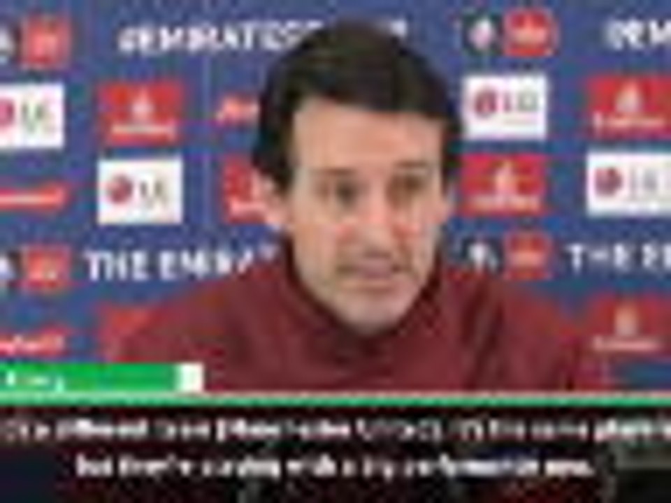 They're a different team - Emery on Manchester United