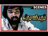 Subramaniapuram Tamil Movie | Scenes | Swathi angry at Jai | Jai escapes from goons | Ganja Karuppu