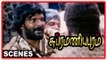 Subramaniapuram Tamil Movie | Scenes | Ganja Karuppu plans to beat the temple president