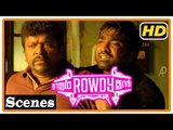 Naanum Rowdy Dhaan Movie Scenes | Mansoor Ali Khan and Parthiban slays each other | Vijay Sethupathi