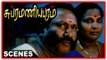 Subramaniapuram Tamil Movie | Scenes | Ganja Karuppu locks the temple president | Maari | K.G. Mohan