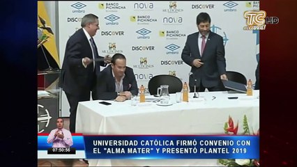 Universidad Católica firmó convenio para construcción de complejo deportivo